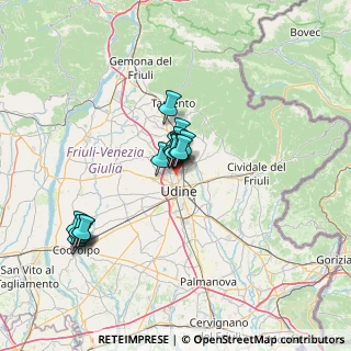 Mappa Via Cjavecis, 33100 Udine UD, Italia (11.045)