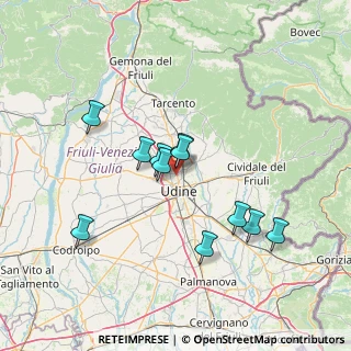 Mappa Via Cjavecis, 33100 Udine UD, Italia (12.48545)