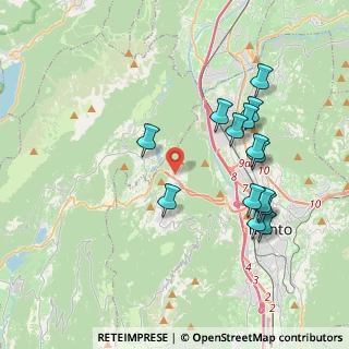 Mappa Via Giuseppe Antonio Slop, 38123 Cadine TN, Italia (3.87429)