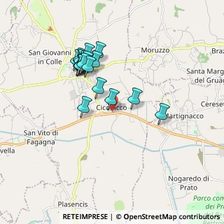 Mappa Via Zoratti, 33034 Fagagna UD, Italia (1.6665)