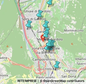 Mappa Via della Canova, 38121 Trento TN, Italia (1.32833)