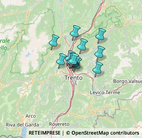 Mappa Via della Canova, 38121 Trento TN, Italia (6.24769)