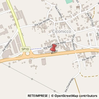 Mappa Via Spilimbergo, 170, 33034 Fagagna, Udine (Friuli-Venezia Giulia)