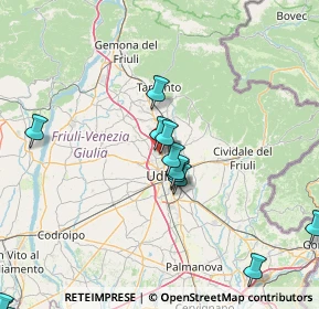 Mappa Via IV Novembre, 33010 Tavagnacco UD, Italia (21.95357)