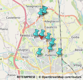 Mappa Via IV Novembre, 33010 Tavagnacco UD, Italia (1.50455)