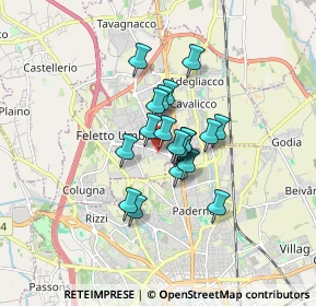 Mappa Via IV Novembre, 33010 Tavagnacco UD, Italia (1.05421)