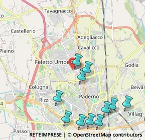 Mappa Via IV Novembre, 33010 Tavagnacco UD, Italia (2.39455)