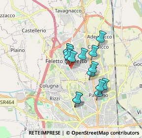 Mappa Via Udine, 33010 Tavagnacco UD, Italia (1.244)