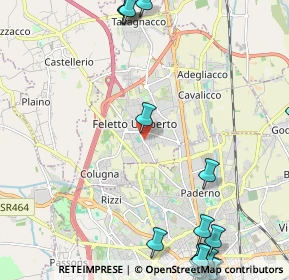 Mappa Via Udine, 33010 Tavagnacco UD, Italia (3.4595)