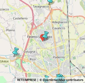 Mappa Via Udine, 33010 Tavagnacco UD, Italia (3.72462)