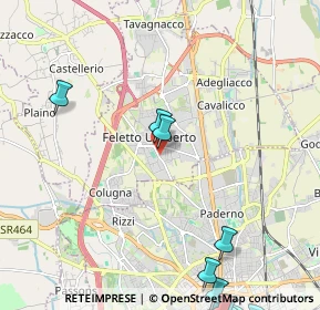 Mappa Via Udine, 33010 Tavagnacco UD, Italia (3.405)