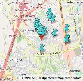 Mappa Via Udine, 33010 Tavagnacco UD, Italia (0.653)