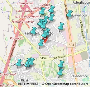 Mappa Via Udine, 33010 Tavagnacco UD, Italia (0.8995)