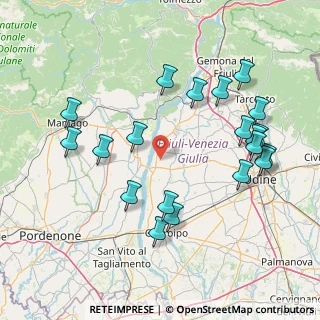 Mappa Via Trieste, 33030 Dignano UD, Italia (17.125)