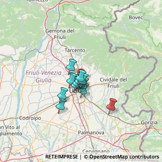 Mappa Via Fermo Solari, 33100 Udine UD, Italia (7.64583)