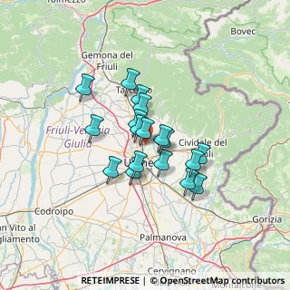 Mappa Via Fermo Solari, 33100 Udine UD, Italia (9.45778)