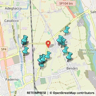 Mappa Via Fermo Solari, 33100 Udine UD, Italia (0.874)