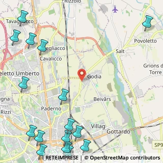 Mappa Via Fermo Solari, 33100 Udine UD, Italia (3.60188)