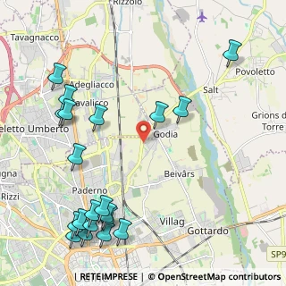 Mappa Via Fermo Solari, 33100 Udine UD, Italia (2.752)