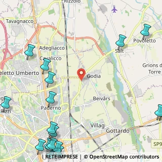 Mappa Via Fermo Solari, 33100 Udine UD, Italia (3.67667)