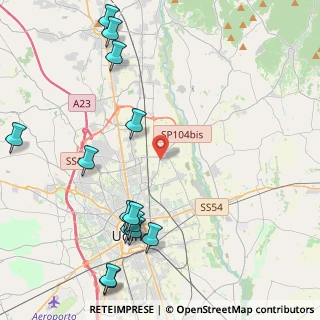 Mappa Via Fermo Solari, 33100 Udine UD, Italia (5.47)