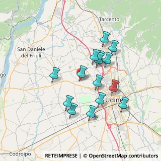 Mappa Via Cividina, 33035 Martignacco UD, Italia (6.332)