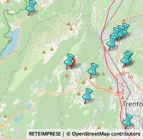 Mappa Via dei Molini, 38070 Terlago TN, Italia (5.45667)