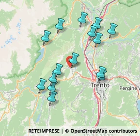 Mappa Via dei Molini, 38070 Terlago TN, Italia (7.286)