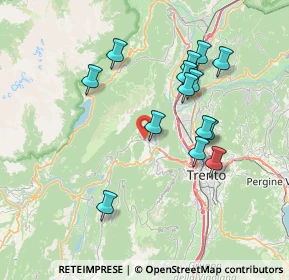 Mappa Via dei Molini, 38070 Terlago TN, Italia (6.93357)
