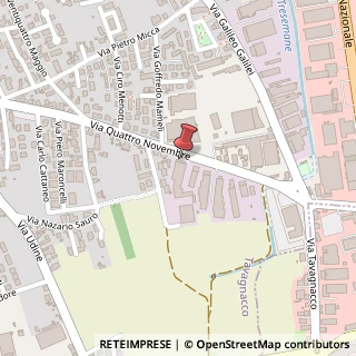 Mappa Via IV Novembre, 58, 33010 Tavagnacco, Udine (Friuli-Venezia Giulia)