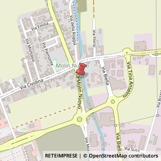 Mappa Via Molin Nuovo, 93, 33100 Udine, Udine (Friuli-Venezia Giulia)