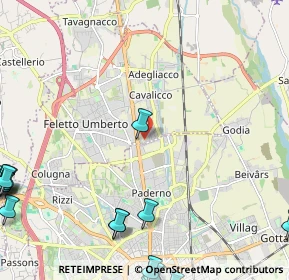 Mappa Via Monte Rosa, 33010 Feletto Umberto UD, Italia (3.67588)