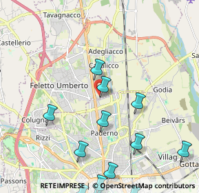 Mappa Via Monte Rosa, 33010 Feletto Umberto UD, Italia (2.72923)