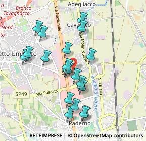 Mappa Via Monte Rosa, 33010 Feletto Umberto UD, Italia (0.8715)