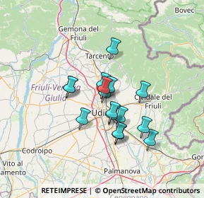 Mappa Via Monte Rosa, 33010 Feletto Umberto UD, Italia (9.50375)