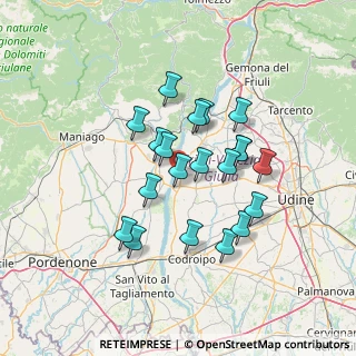 Mappa Via Nazionale, 33030 Dignano UD, Italia (11.434)