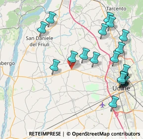 Mappa SS 464, 33034 Fagagna UD (9.254)