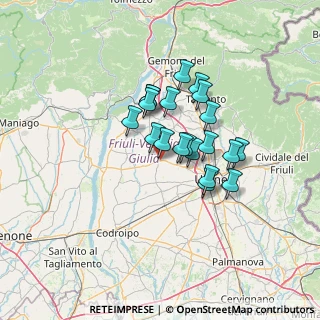 Mappa SS 464, 33034 Fagagna UD (9.8005)