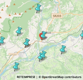 Mappa Via Galileo Galilei, 32036 Sedico BL, Italia (5.41714)