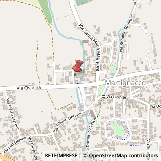 Mappa Via Giovanni Guareschi, 4, 33035 Martignacco, Udine (Friuli-Venezia Giulia)