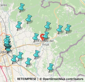 Mappa Via della Croce, 33043 Cividale del Friuli UD, Italia (10.207)