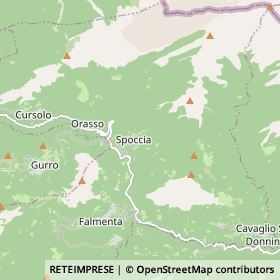 Mappa Cavaglio-Spoccia