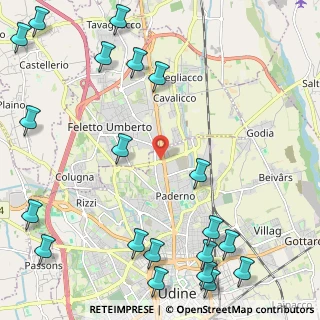 Mappa Via Puintat, 33100 Udine UD, Italia (3.19)