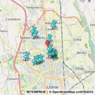 Mappa Via Puintat, 33100 Udine UD, Italia (1.376)