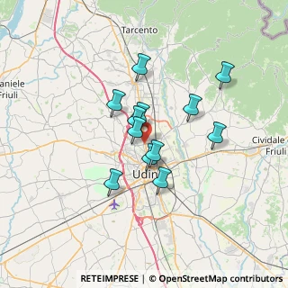 Mappa Via Puintat, 33100 Udine UD, Italia (5.18167)