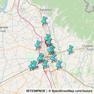 Mappa Via Puintat, 33100 Udine UD, Italia (6.02571)