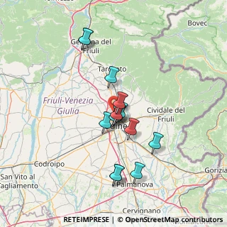 Mappa Via Puintat, 33100 Udine UD, Italia (11.73857)