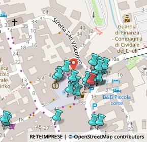 Mappa Piazza Paolo Diacono, 33043 Cividale del Friuli UD, Italia (0.01923)