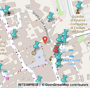 Mappa Stretta S. Valentino, 33043 Cividale del Friuli UD, Italia (0.0965)