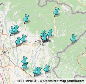 Mappa Piazza Paolo Diacono, 33043 Cividale del Friuli UD, Italia (8.283)